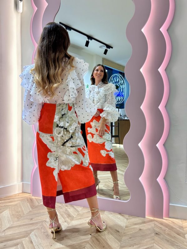 Falda Midi Lápiz Print Floral Quisquilla - Imagen 5