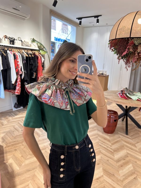 Camiseta Básica Verde Esmeralda