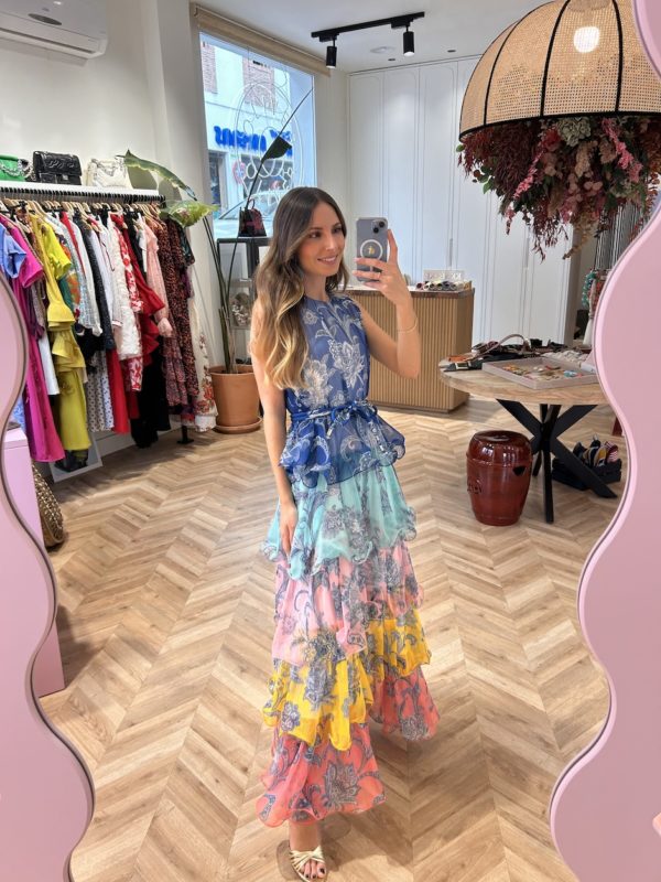 Vestido Largo Volantes Casilda - Imagen 4