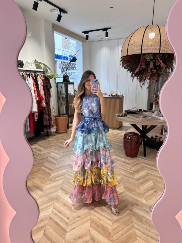 Vestido Largo Volantes Casilda - Imagen 5