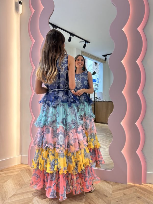 Vestido Largo Volantes Casilda - Imagen 6