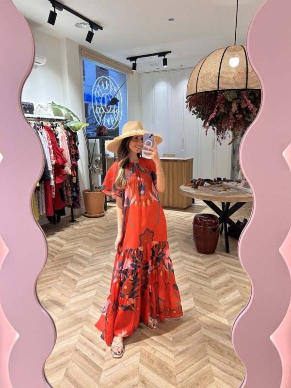 Vestido Largo Print Floral