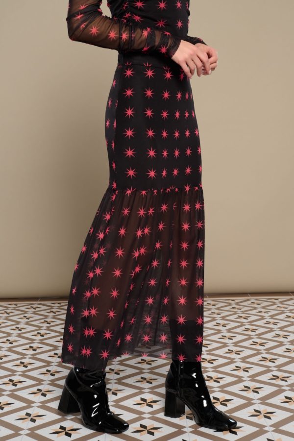 Falda Larga Tul Print Estrellas - Imagen 4