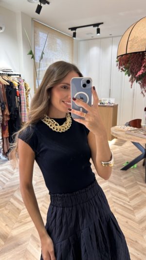 Top Punto Detalle Lazada Marino