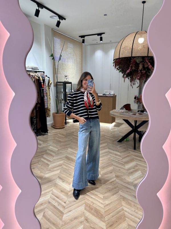 Jeans Nervio Wide leg - Imagen 2