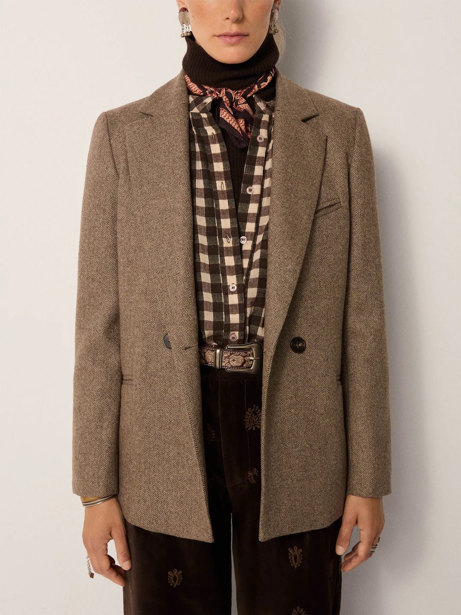 Blazer Lana Espiga Jackie - Imagen 2