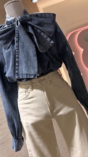 Camisa Denim Maxi Lazada