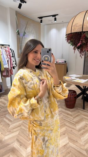 Bomber Satinada Print Floral