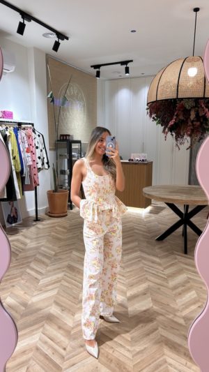 Pantalón Balloon Estampado Floral