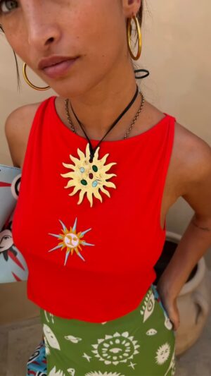 Sun Twisted Strap Tank Top