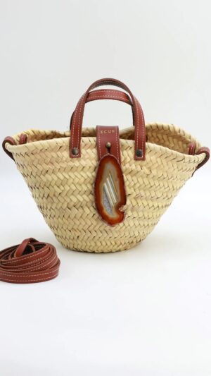 Capazo Leo Avellana Ágata Natural